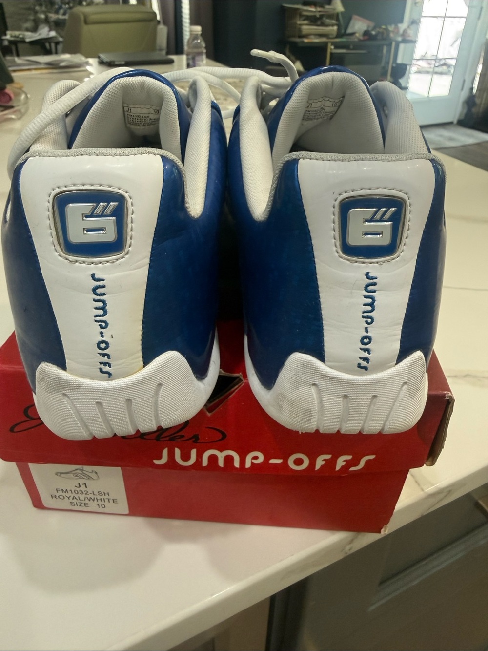 P.Miller aka Master P  Blue and White Leisure Sneakers - Picture 3 of 8
